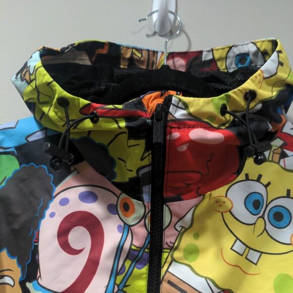 Members Only x Nickelodeon Hooded Full Zip Jacket Size M Rugrats Spongebob Rocko - Picture 5 of 13